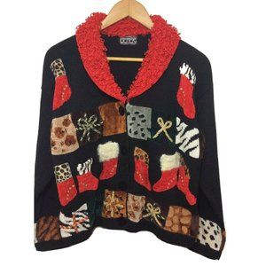 Berek 2 By Takako Sakon Large Christmas Sweater